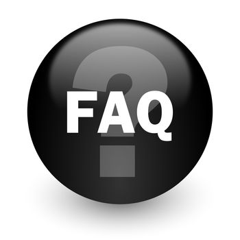 black glossy computer icon