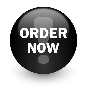 black glossy computer icon