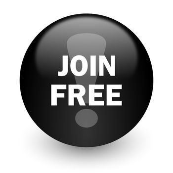 black glossy computer icon