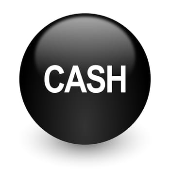 black glossy computer icon