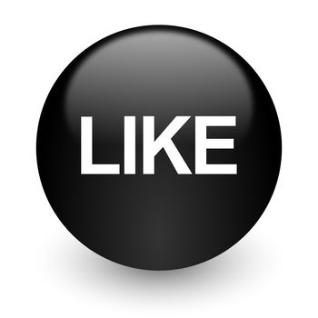 black glossy computer icon