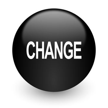 black glossy computer icon