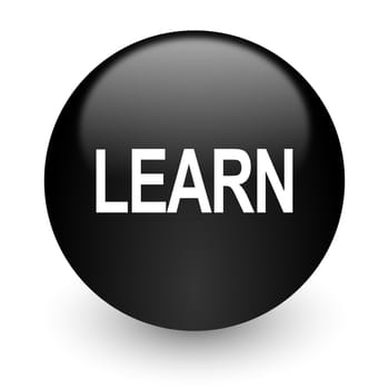 black glossy computer icon