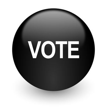 black glossy computer icon