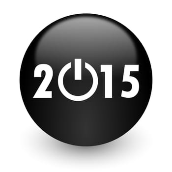 black glossy computer icon