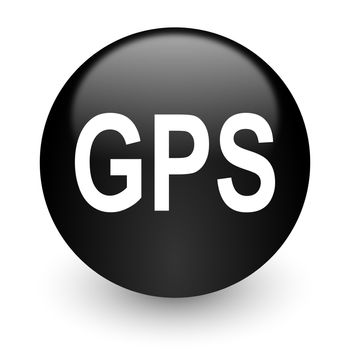 black glossy computer icon