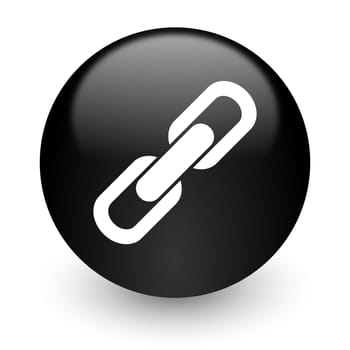 black glossy computer icon