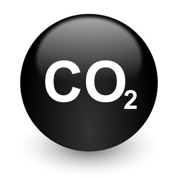 black glossy computer icon