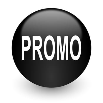 black glossy computer icon