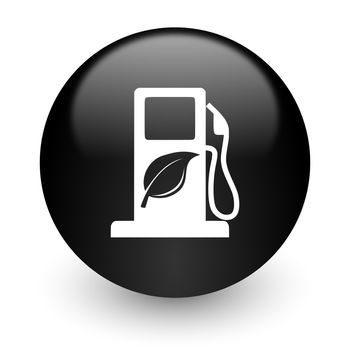 black glossy computer icon