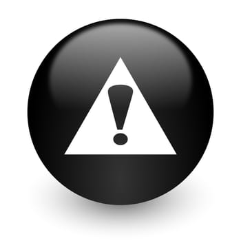 black glossy computer icon