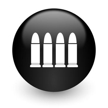 black glossy computer icon
