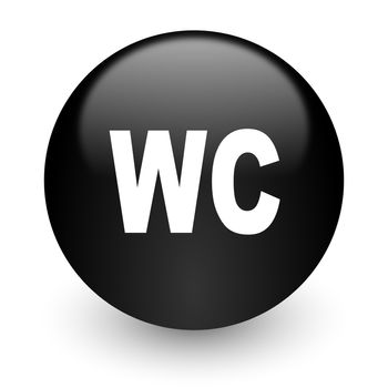 black glossy computer icon