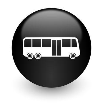 black glossy computer icon