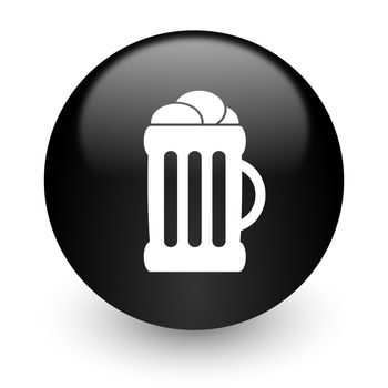 black glossy computer icon