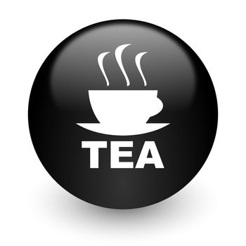 black glossy computer icon