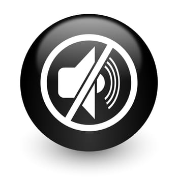 black glossy computer icon