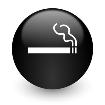 black glossy computer icon