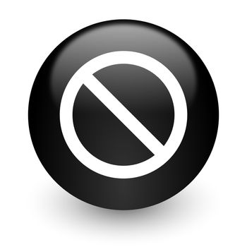black glossy computer icon