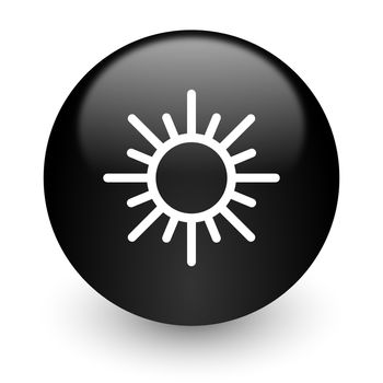 black glossy computer icon