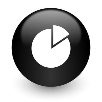 black glossy computer icon