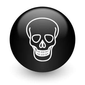 black glossy computer icon