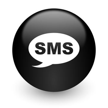 black glossy computer icon