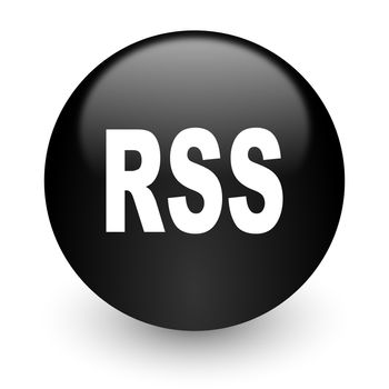 black glossy computer icon