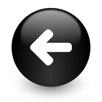 black glossy computer icon