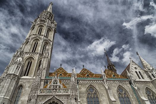 The Mathias Church in Budapest (HUngary) or Church of Our Lady