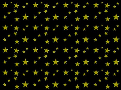 Digital computer graphic - seamless decorative background with a stars for design.