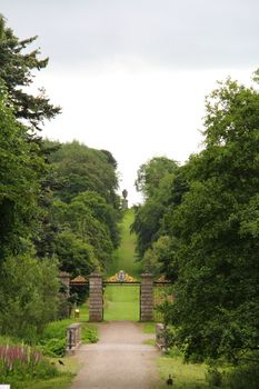 Haddo Hall garden Aberdeenshire Scotland UK