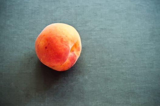 apricot isolated on chalkboard closeup