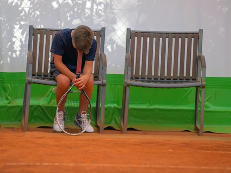 Children at school during a dribble of tennis