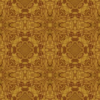 Seamless artistic background, abstract graphic pattern on wooden veneer