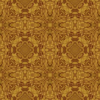 Seamless artistic background, abstract graphic pattern on wooden veneer