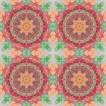 Artistic background, seamless abstract floral pattern, paintings on canvas