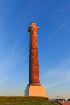 The Astoria Column in Astoria, Oregon.