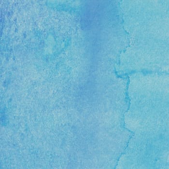 Abstract light blue watercolor background 