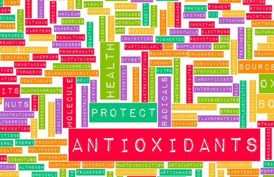 Antioxidants Concept or Anti Oxidants or Antioxidant