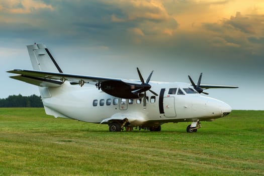 Let L-410 Turbolet is a twin-engine short-range transport aircraft, manufactured by the Czech aircraft manufacturer LET, mostly used for passenger transport
