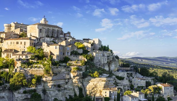 Famous Gordes medieval village in Southern France 