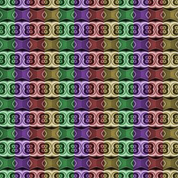 Digital computer graphic - seamless decorative ornament for design.
