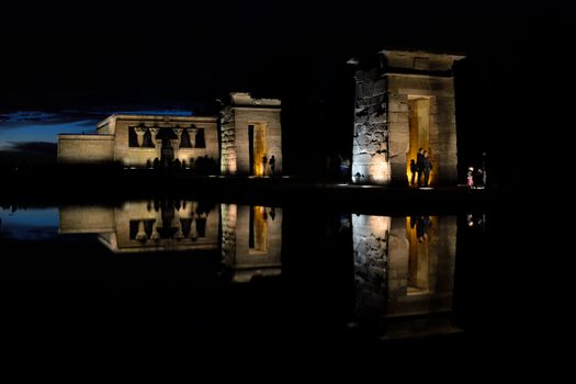 Debod Temple was a gift from Egypt to Spain in 1968