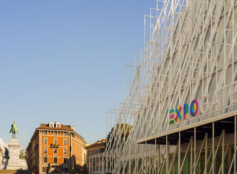 View of Expo gate 2015 in Milan