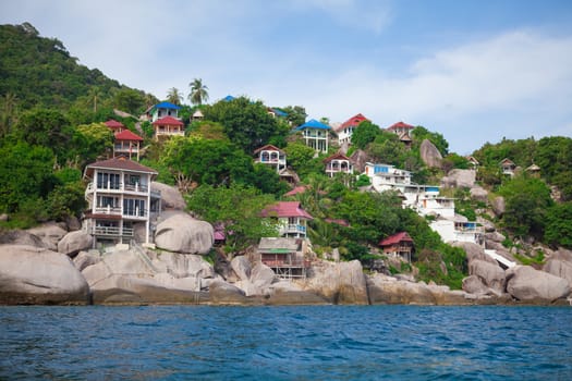 mountain resort and sea in Thailand