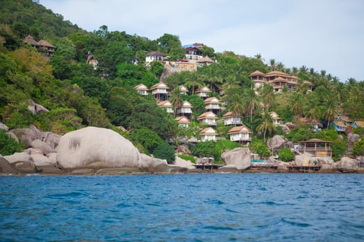 mountain resort and sea in Thailand