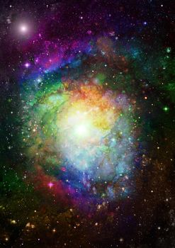 Star field in space a nebulae and a gas congestion. "Elements of this image furnished by NASA".