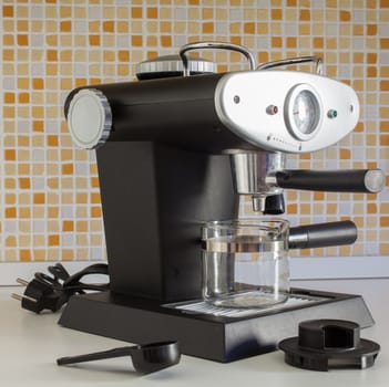 View of coffee Maker in the kitchen