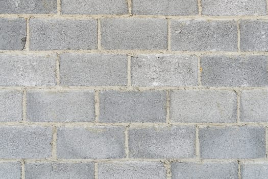 Grey stone bricks wall texture or background